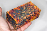 Large stabilized box elder burl wood block