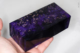 Large stabilized box elder burl wood block