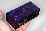 Large stabilized box elder burl wood block