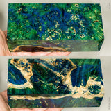 Large stabilized box elder burl wood block