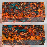 Stabilized box elder burl wood block