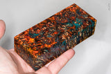 Stabilized box elder burl wood block