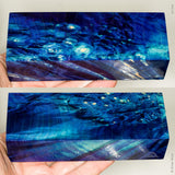Stabilized box elder burl wood block