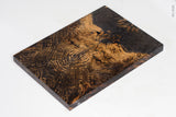 Stabilized oak burl wood scales