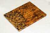 Stabilized golden amboyna burl wood scales