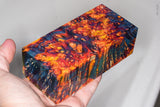 Large stabilized box elder burl wood block