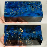 Large stabilized box elder burl wood block