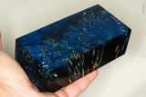 Large stabilized box elder burl wood block