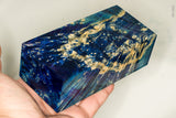 Large stabilized box elder burl wood block