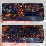 Stabilized box elder burl wood block