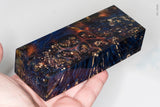 Stabilized box elder burl wood block