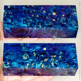 Stabilized box elder burl wood block