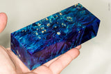 Stabilized box elder burl wood block