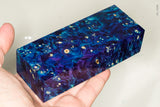 Stabilized box elder burl wood block