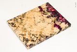Stabilized box elder burl wood scales