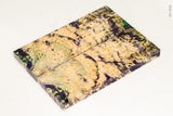 Stabilized box elder burl wood scales