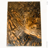 Stabilized oak burl wood scales