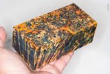 Large stabilized box elder burl wood block