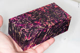 Large stabilized box elder burl wood block