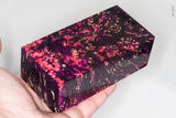 Large stabilized box elder burl wood block