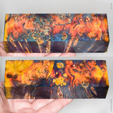 Stabilized box elder burl wood block