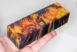 Stabilized box elder burl wood block