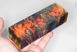 Stabilized box elder burl wood block