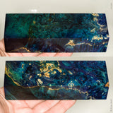 Stabilized box elder burl wood block
