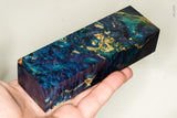 Stabilized box elder burl wood block