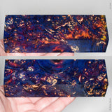 Stabilized box elder burl wood block