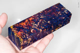 Stabilized box elder burl wood block
