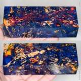 Stabilized box elder burl wood block