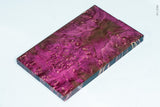 Stabilized box elder burl wood scales
