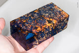 Large stabilized box elder burl wood block