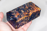 Large stabilized box elder burl wood block