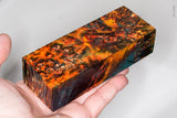 Stabilized box elder burl wood block