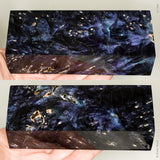 Stabilized box elder burl wood block