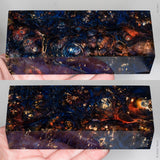 Stabilized box elder burl wood block