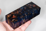 Stabilized box elder burl wood block