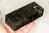 Stabilized box elder burl wood block
