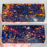 Stabilized box elder burl wood block