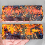 Stabilized box elder burl wood block