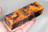 Stabilized box elder burl wood block