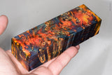 Stabilized box elder burl wood block