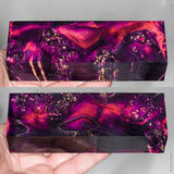 Stabilized box elder burl wood block