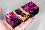 Stabilized box elder burl wood block