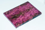 Stabilized box elder burl wood scales