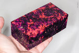 Large stabilized box elder burl wood block