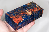 Large stabilized box elder burl wood block