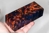 Stabilized box elder burl wood block